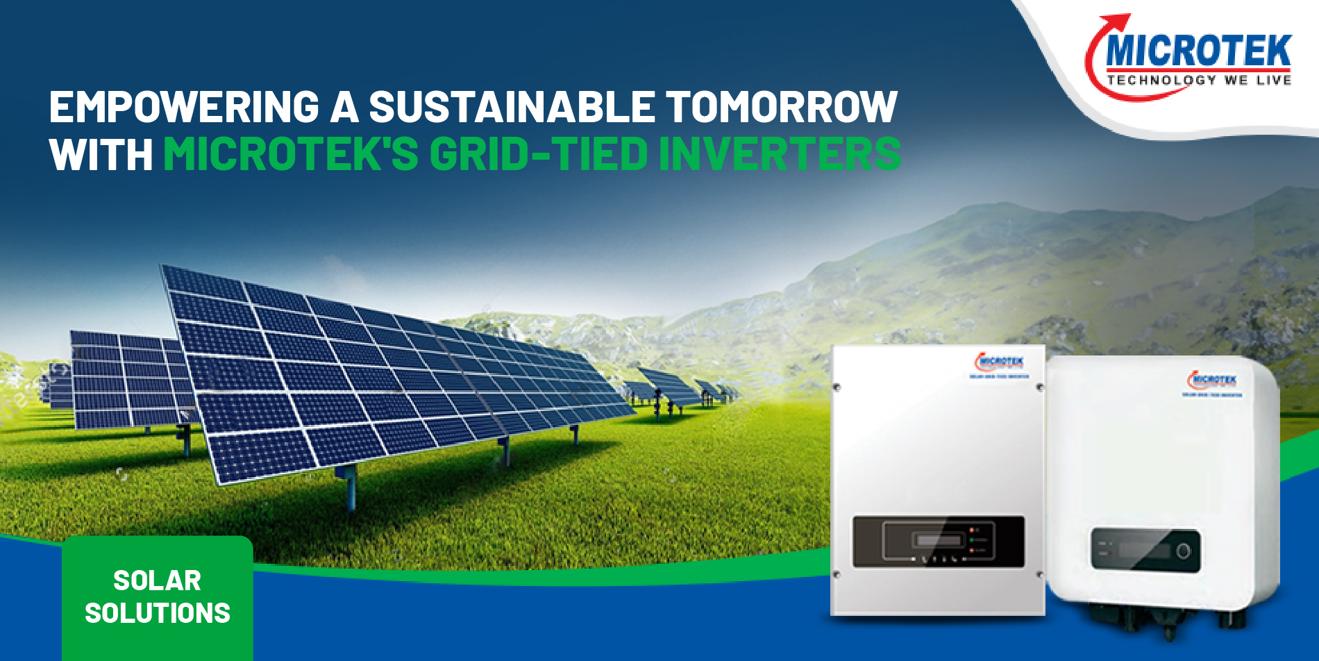 Grid-tied solar inverter solution